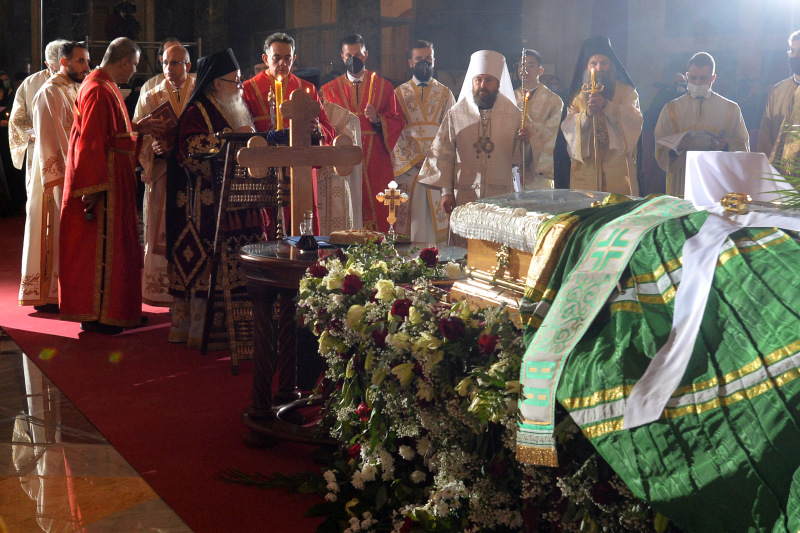 Serbian Patriarch Irinej buried at crypt of Saint Sava's Temple