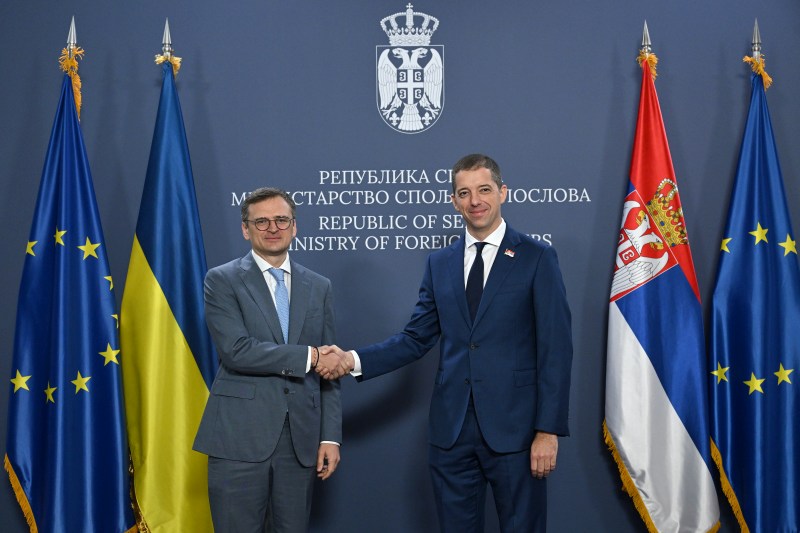 Đurić speaks with Minister of Foreign Affairs of Ukraine