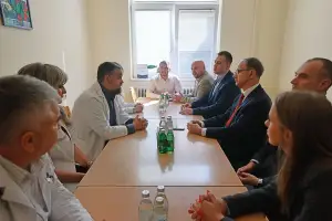 Macut visiting the Užice Health Centre