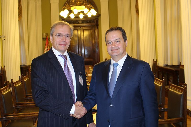 Dmitry Pankin and Ivica Dacic