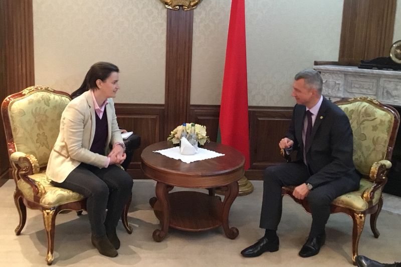 Ana Brnabic and Vladimir Koltovich