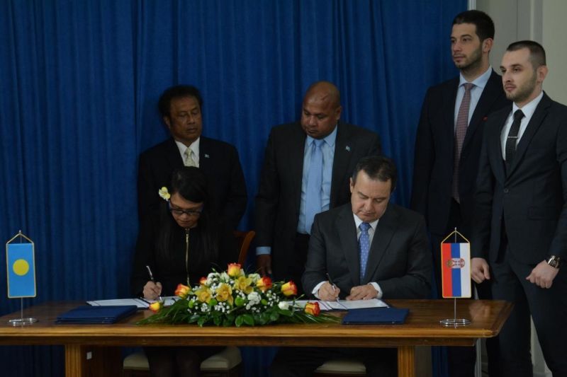 Republic of Palau suspends recognition of Kosovo