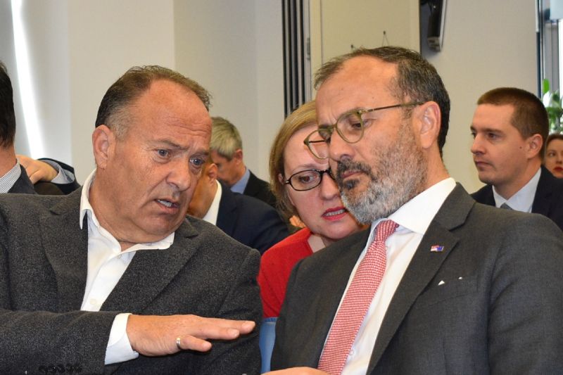 Mladen Sarcevic, left, and Sem Fabrizi