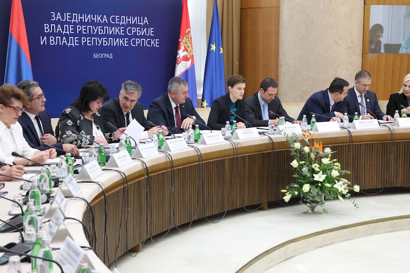 Joint session of governments of Serbia, Republika Srpska