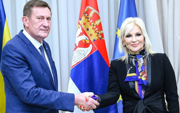 Vojin Mitrovic and Zorana Mihajlovic