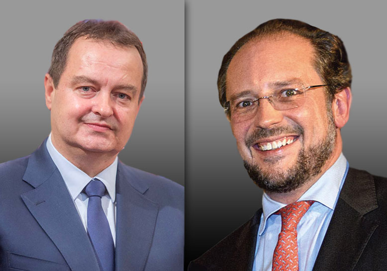 Ivica Dacic and Alexander Schallenberg
