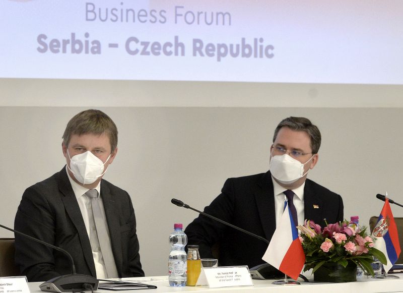 Tomas Petricek, left, and Nikola Selakovic