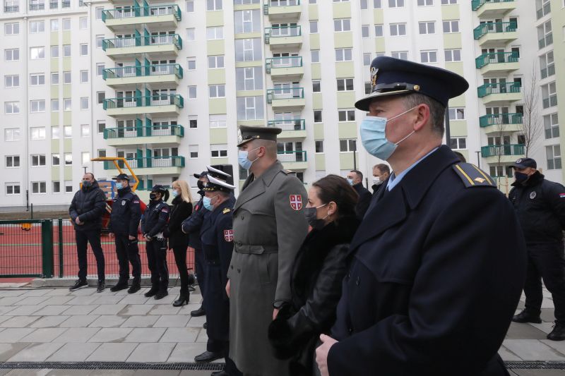 Apartment keys delivered to security forces members in Novi Sad