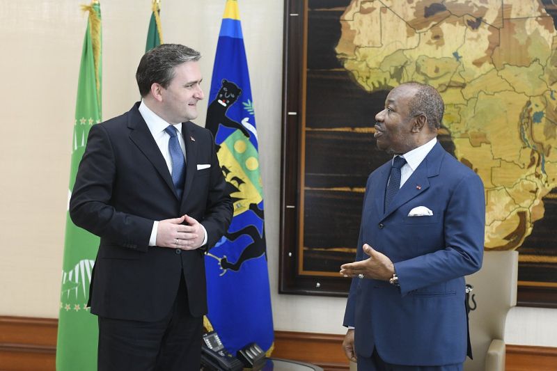 Nikola Selakovic and Ali Bongo Ondimba