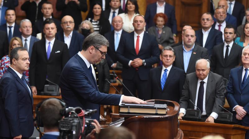 Vucic takes oath of office as President of Republic of Serbia