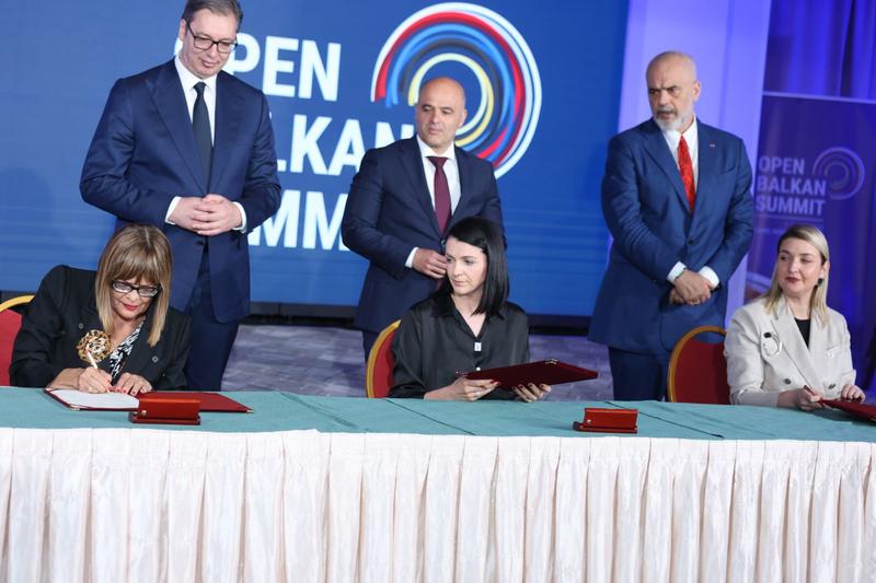 Gojkovic signs Memorandum on cultural cooperation with North Macedonia, Albania
