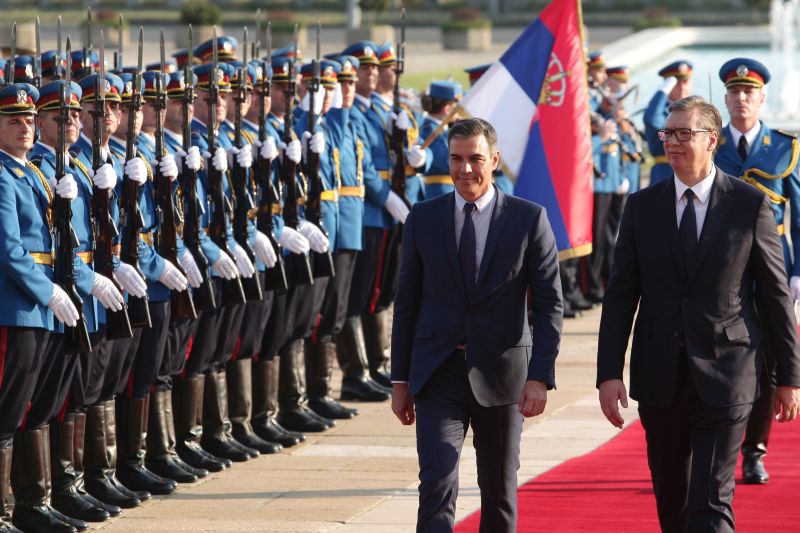 Prime Minister of Kingdom of Spain arrives to Serbia
