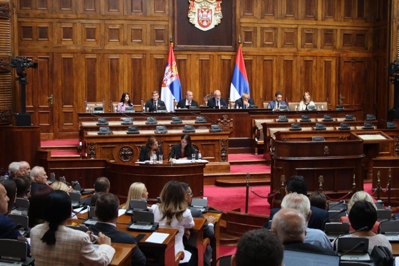 Constitutive session of Assembly of Serbia ended