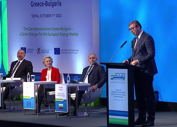 Bulgaria-Greece gas interconnector put into operation
