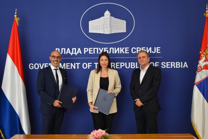 Dutch government to help finance construction of 78 kilometres of sewer network in Leskovac