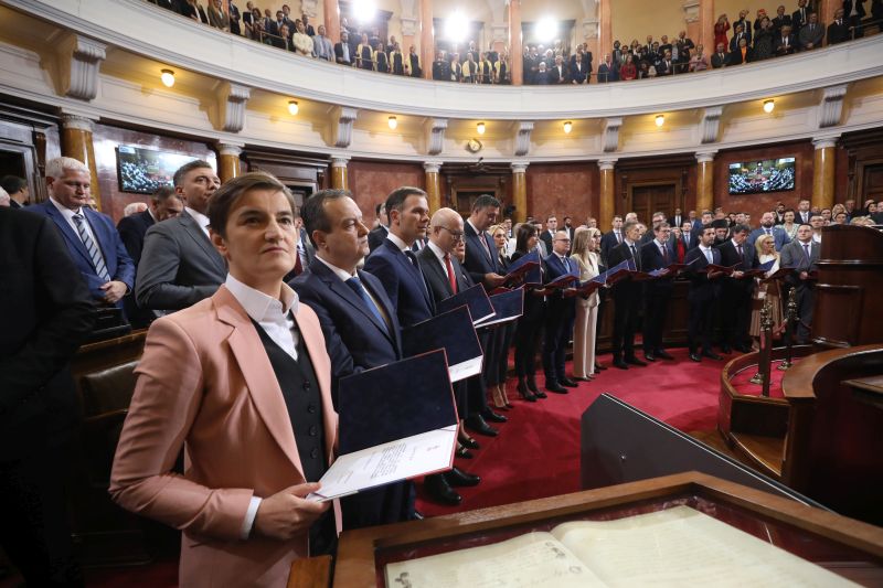 New government of Serbia elected