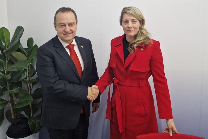Ivica Dacic and Melanie Joly