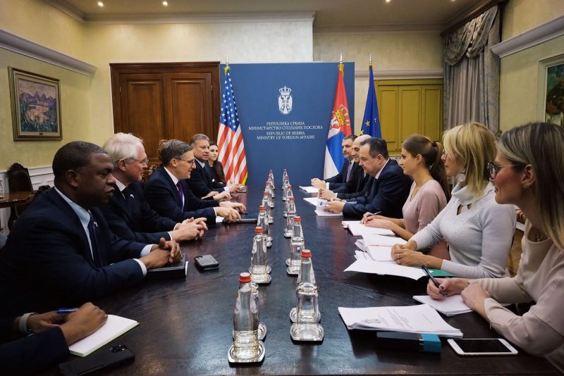 Intensification of political dialogue of Serbia, US