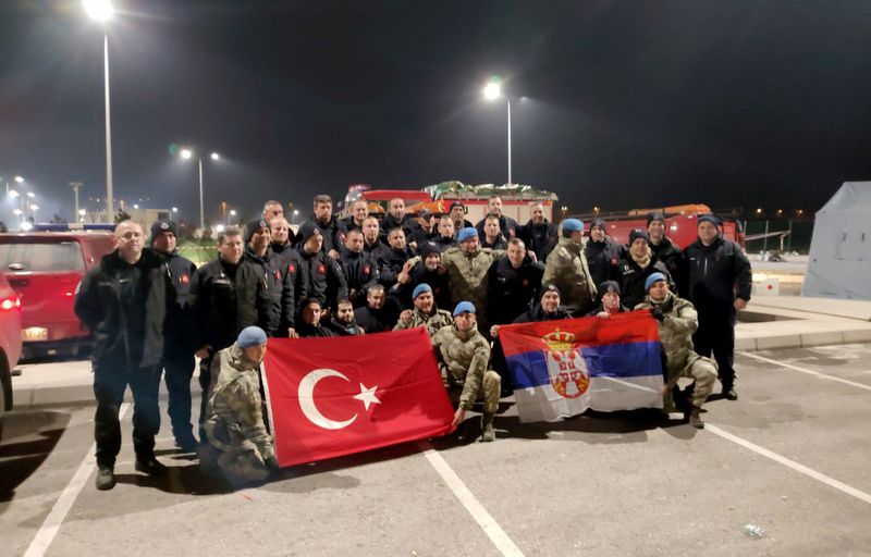 Serbian rescue teams return from Turkey