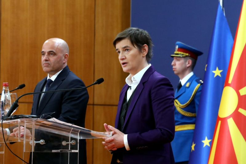 Increasingly good political, economic relations between Serbia, North Macedonia