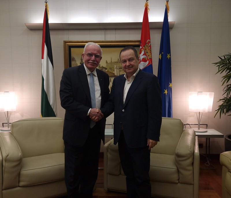 Riyad Al-Malki and Ivica Dacic