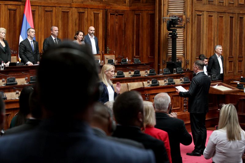 Serbian parliament elects Slobodan Cvetkovic as Minister of Economy
