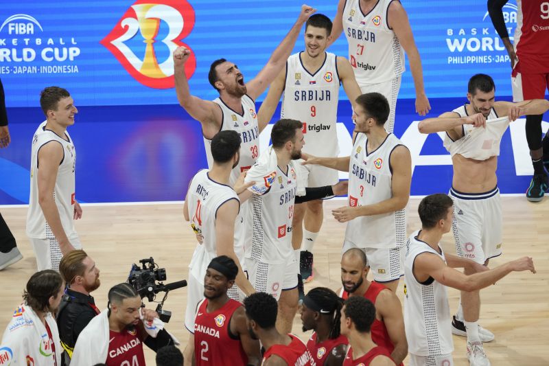 Serbia’s basketball team qualifies for FIBA Basketball World Cup final
