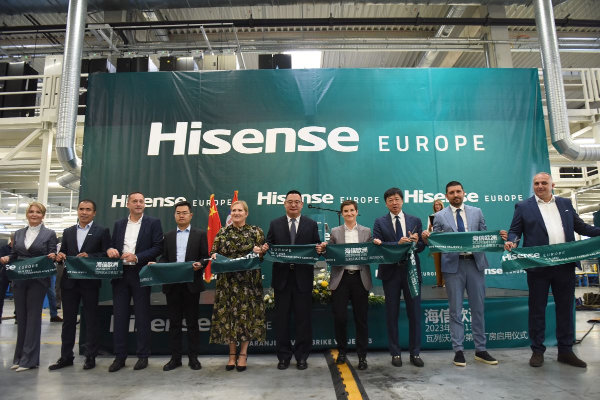 Third factory of Chinese Hisense opened in Valjevo