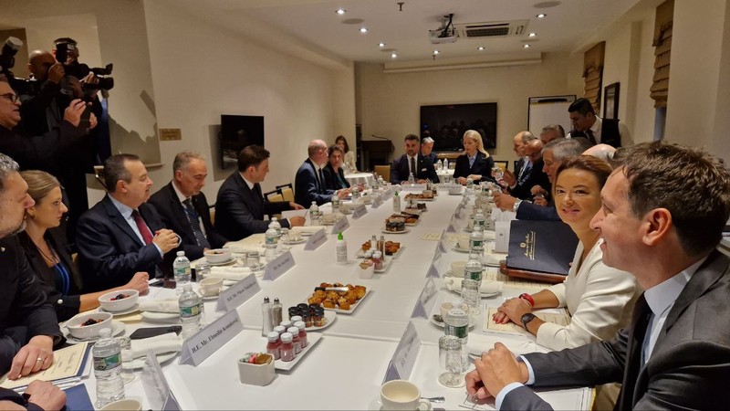 Dacic holds bilateral meetings with foreign ministers of several countries