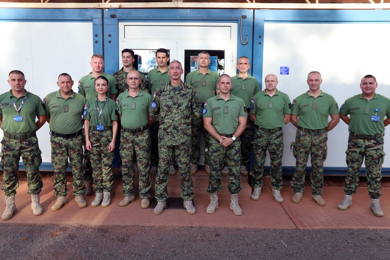 Return of Serbian Army team from EU military operation in CAR