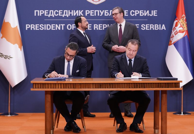Constantinos Kombos and Ivica Dacic