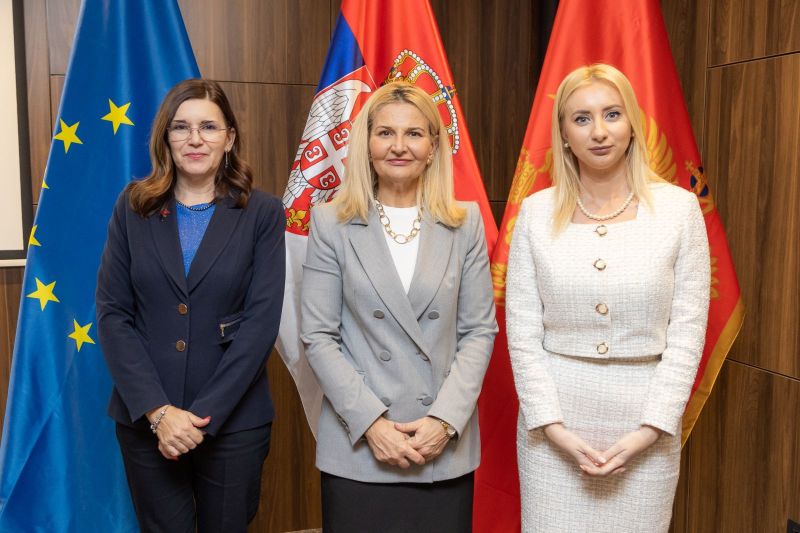 From left: Oana Cristina Popa, Tanja Miscevic and Maida Gorcevic