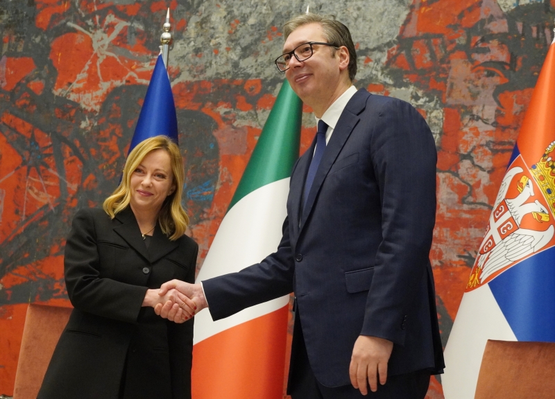 Prime Minister of Italy on one-day visit to Serbia