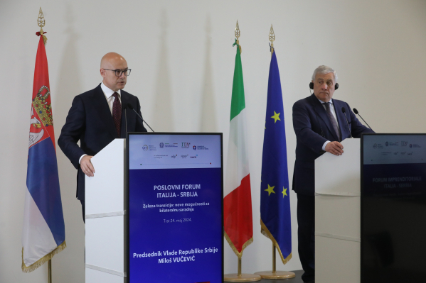Gratitude to Italy for supporting Serbia on its European path