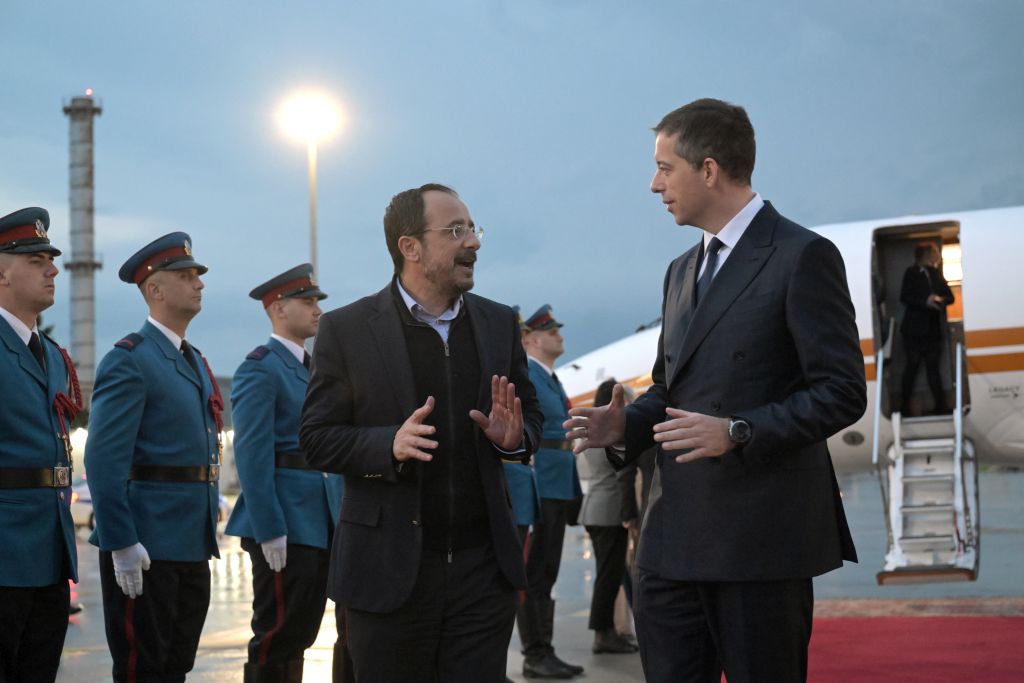President of Cyprus arrives on official visit to Serbia