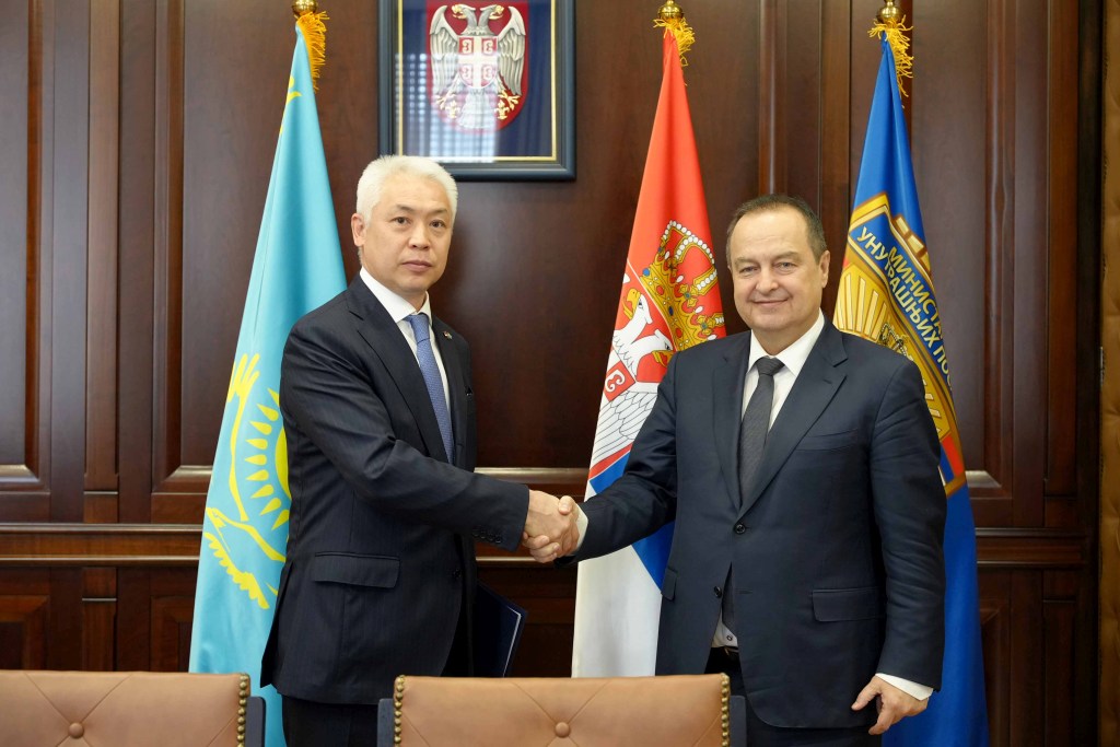 Further enhancement of cooperation with Kazakhstan in internal affairs
