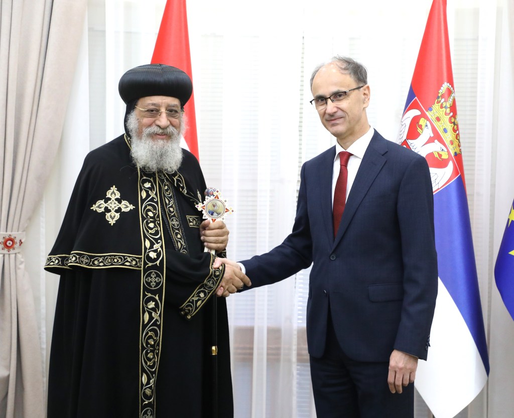 Serbia, its people hold deep respect for Coptic Orthodox Church