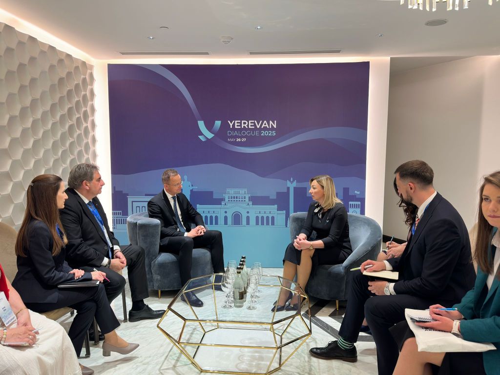 Macura holds important bilateral meetings in Yerevan