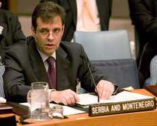 Војислав Коштуница говори на седници Савета безбедности УН