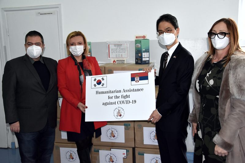 Влада Републике Кореје донирала медицинску опрему за подршку Србији у борби против COVID-19