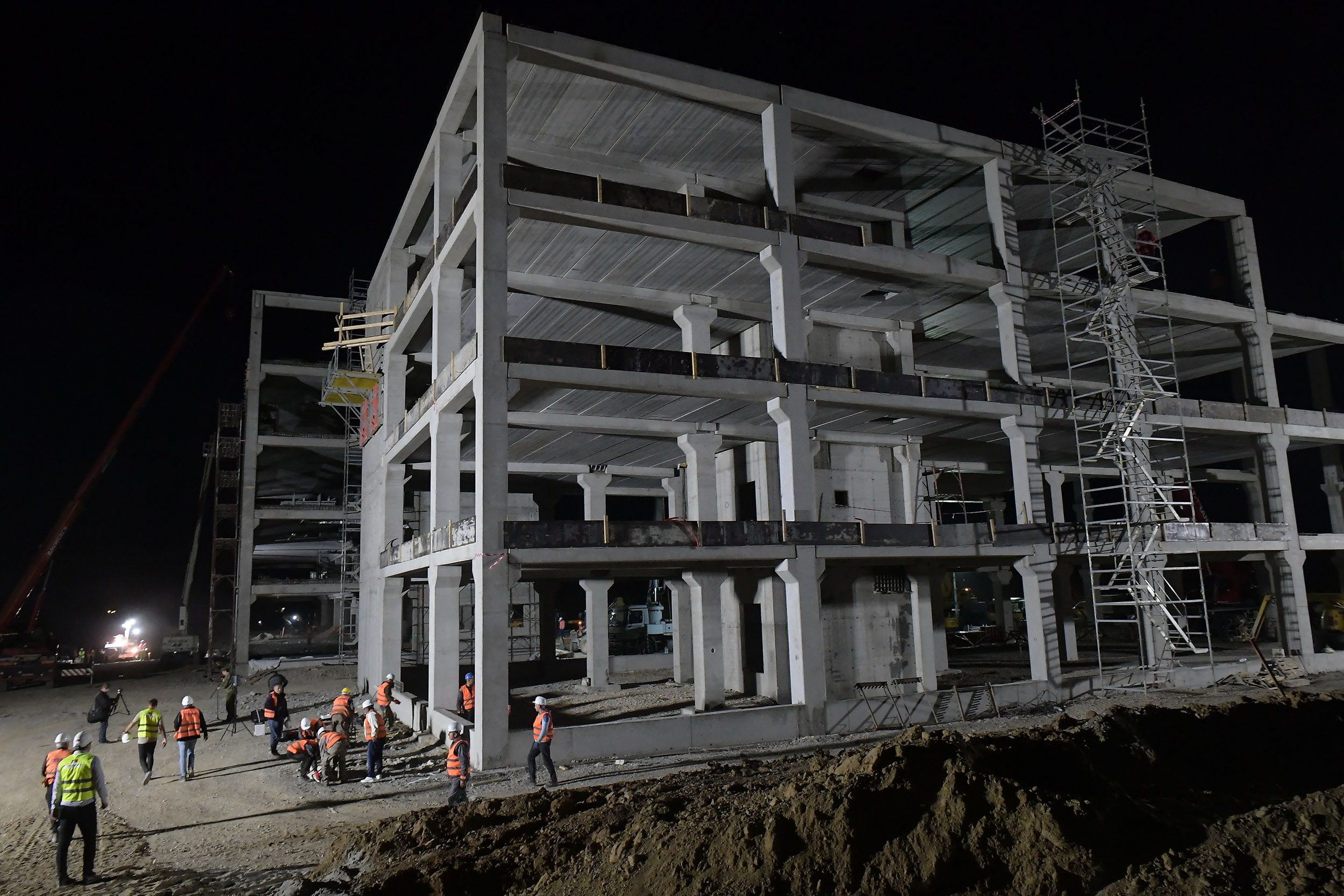 Напредују радови на изградњи ковид болнице код Новог Сада
