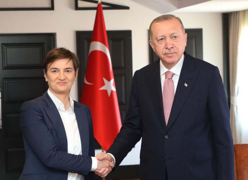 Брнабић се састала са председником Турске
