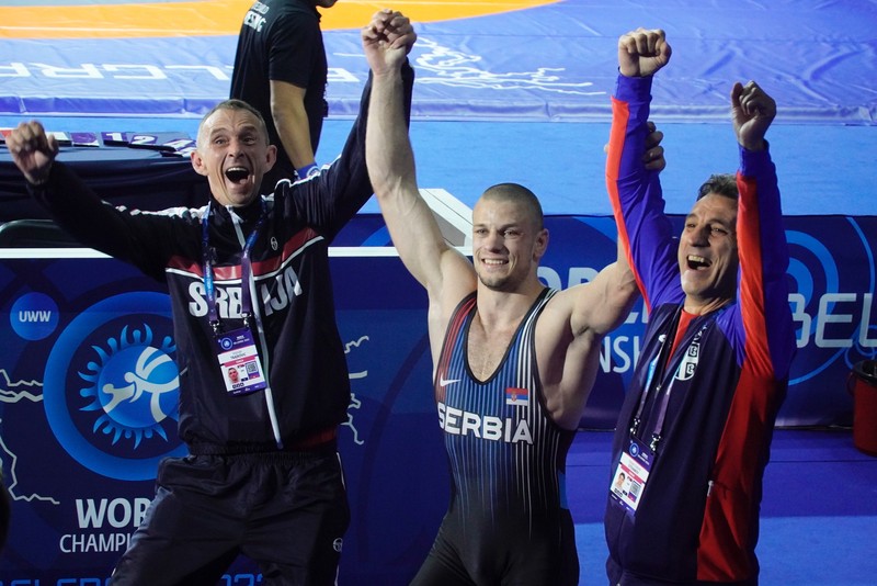 Трећа златна медаља за Србију на Светском првенству у рвању