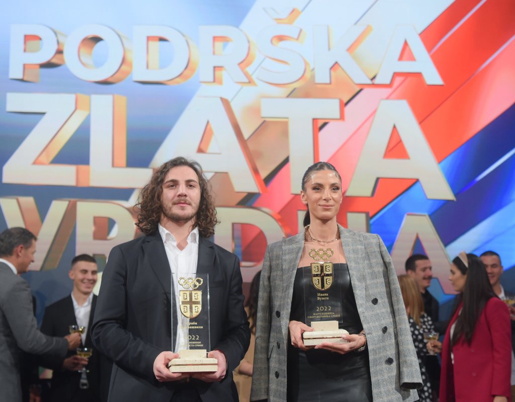 Вулета и Датунашвили најуспешнији спортисти  Србије у 2022. години