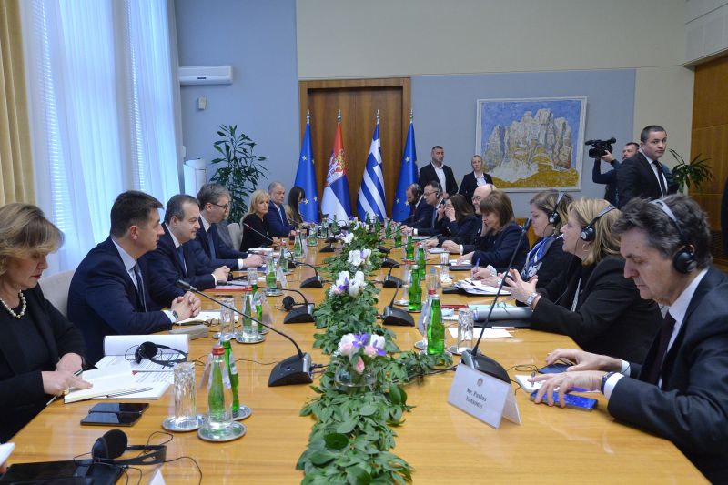 Захвалност Грчкој на поштовању територијалног интегритета Србије