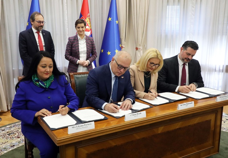 Потписан уговор о другој транши гранта ЕУ за изградњу брзе пруге од Београда до Ниша