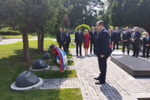 Полагањем венца на гроб Иве Андрића обележен Дан српске дипломатије