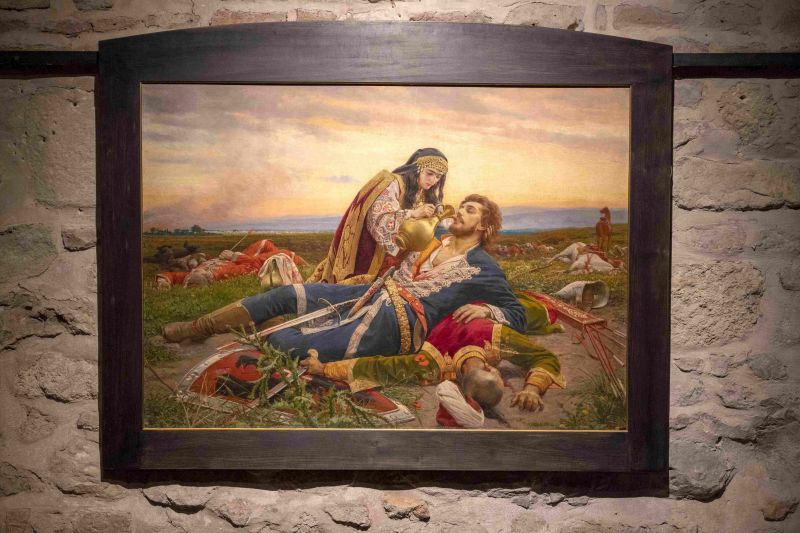 Слика „Косовка девојка” данас изложена у Конаку кнегиње Љубице