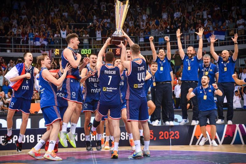 Јуниорска репрезентација Србије првак Европе у кошарци