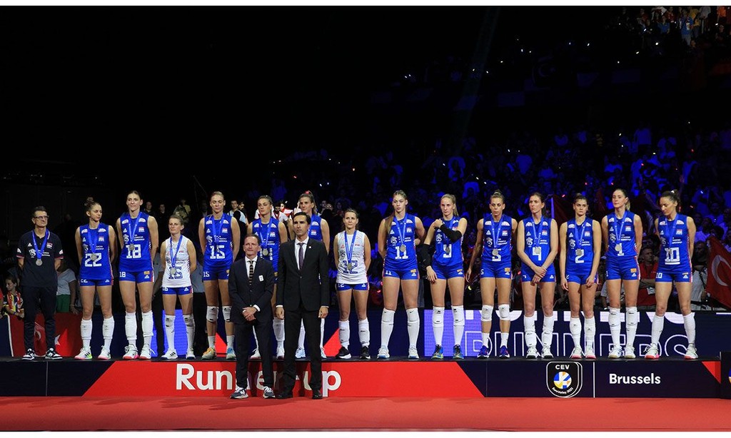 Одбојкашице Србије освојиле сребро на Европском првенству